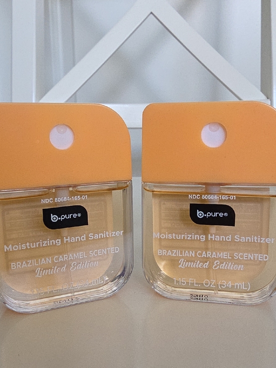 b pure Other - Brazilian Caramel Scented Moisturizing Hand Sanitizer - Orange